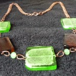 Collana_vetro_verde_marone_1