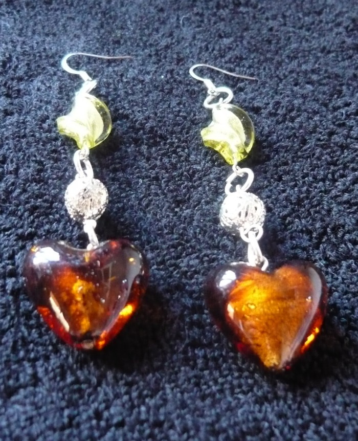 Artisana Schmuck Orecchini Pendenti In Ambra Baltica E Argento Sterling 925, Ossidati, Con Confezione Regalo