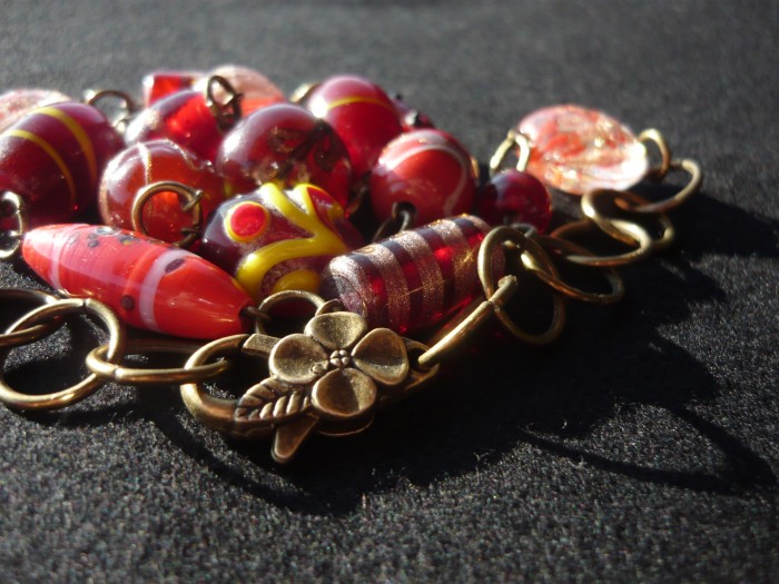 Collana_lampwork_rossi_1