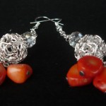 Orecchini_argento_pendenti_arancione_1