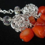 Orecchini_argento_pendenti_arancione_4