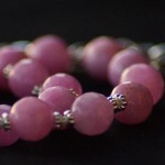 Collana agata rosa 4