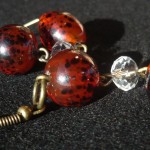 Orecchini_arancione_pois_neri_4