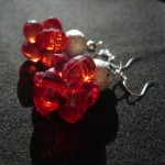 Orecchini_rosso_argento_satinato_2