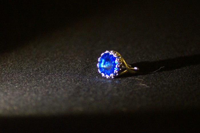 Anello rivoli blu 3