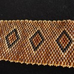 Braccialetto peyote bronzo e oro 5