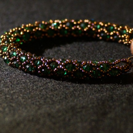 Braccialetto_swarovski_verde_bronzo_3